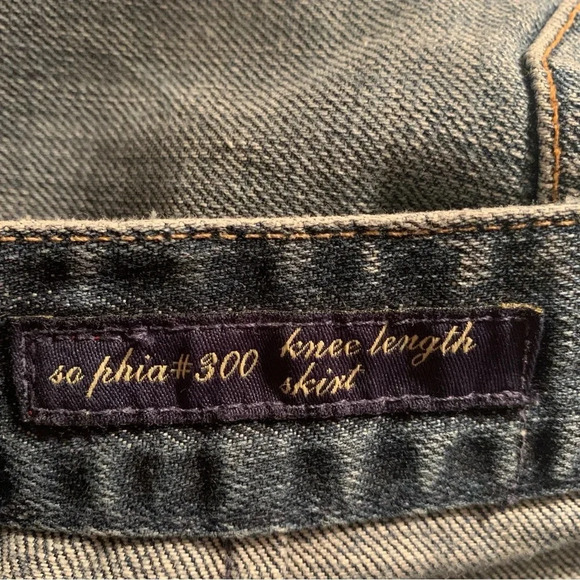 Citizens of Humanity Sophia #300 Knee Length Denim Skirt - Picture 8 of 10